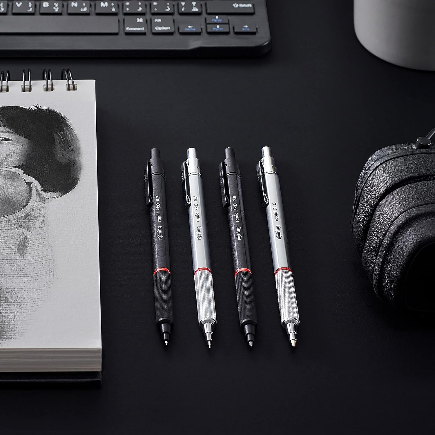 Precision 2.0 mm Rapid Pro Mechanical Pencil with Non-Slip Grip – Elegant Design