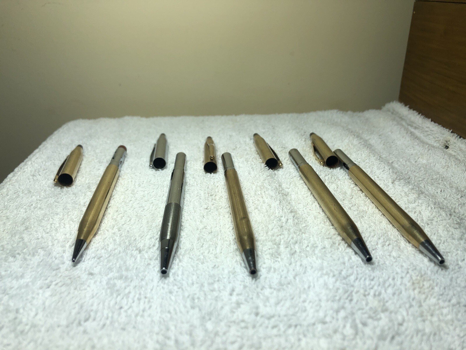 Vintage – Lot Of 5- Cross Pens & Mechanical Pencils – See Description 10kt 12kt