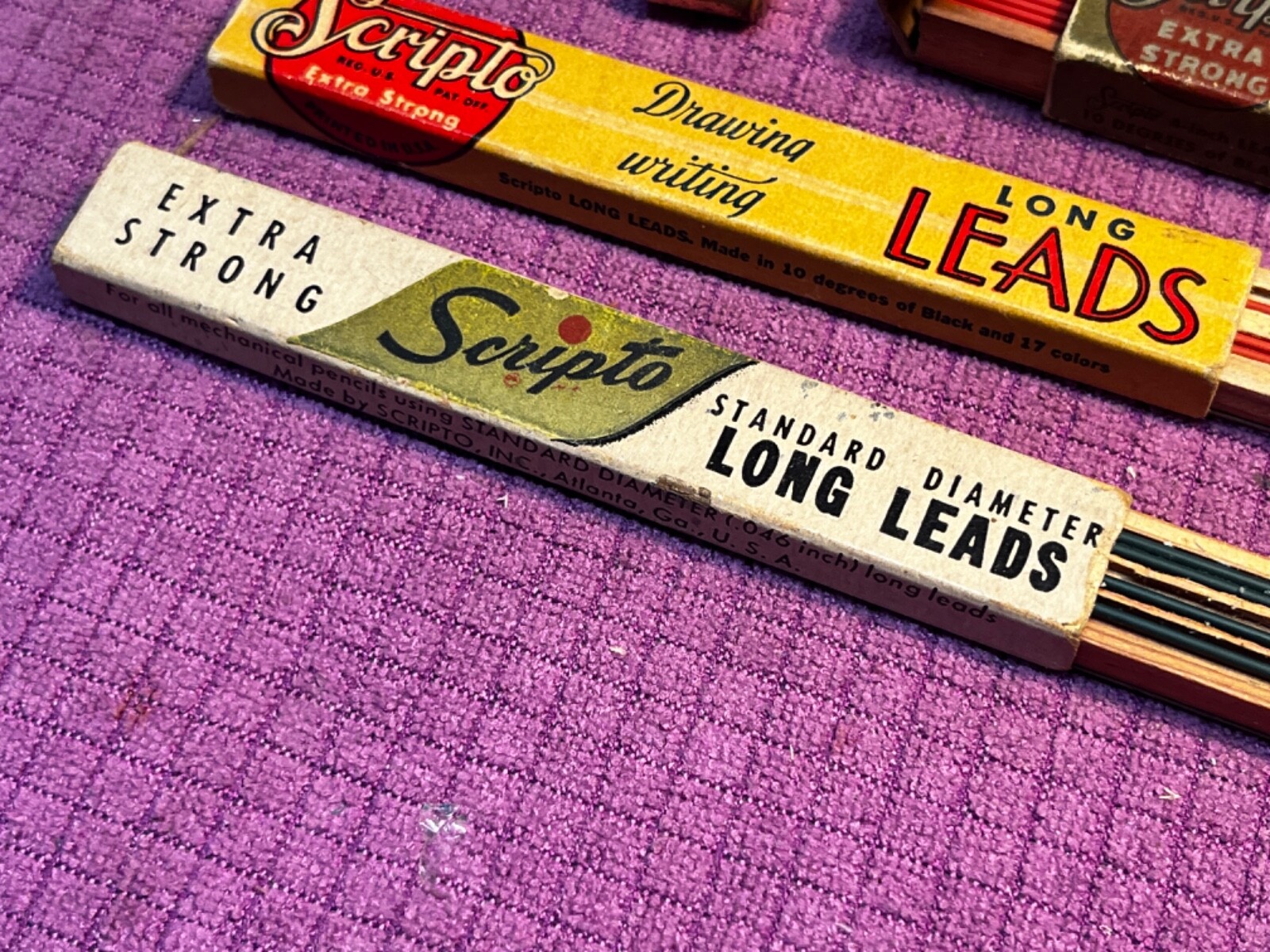 Vintage Lot of Assorted Leads, And Mechanical Pencil.