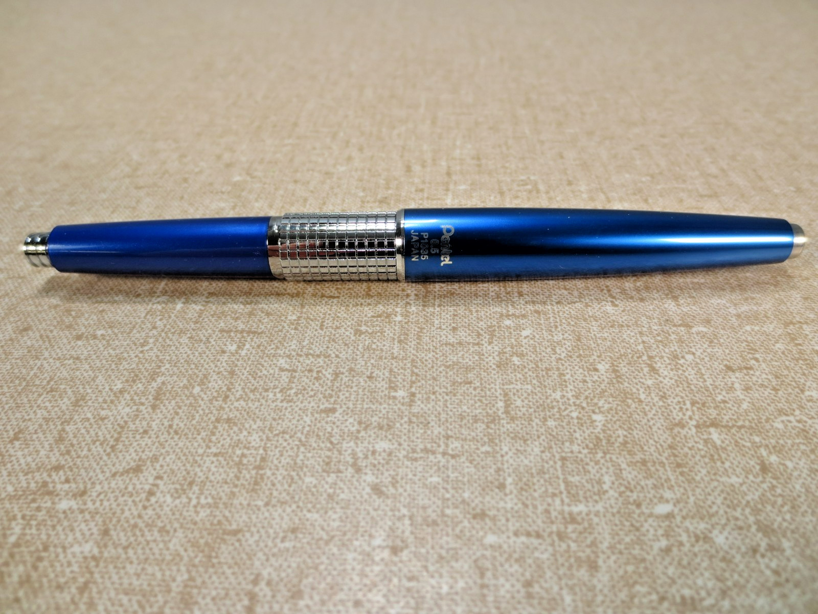 Pentel SHARP KERRY 0.5 Mechanical Pencil, Blue, P1035C Plastic Case