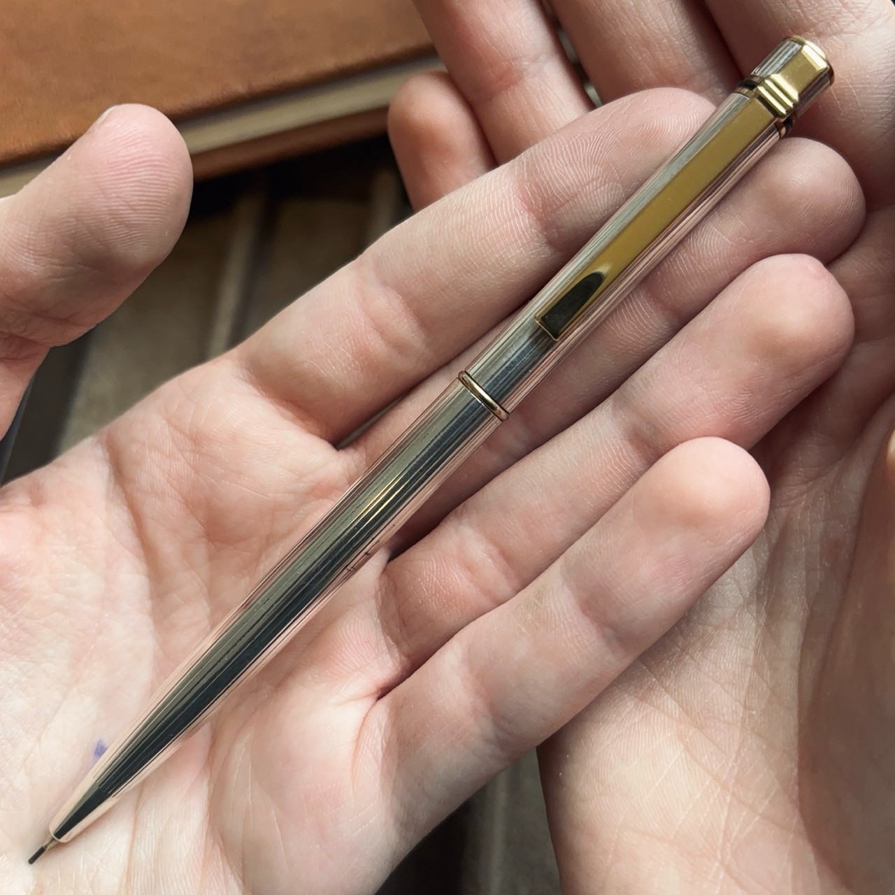 Diplomat Attache Silver Plated Cisele Mechanical Pencil 0.7 mm – Used