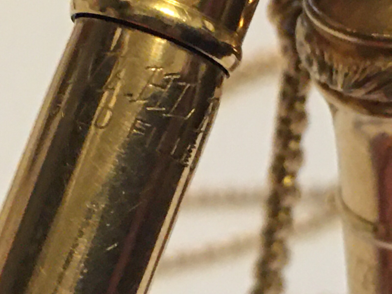 Vintage- 2 Wahl Eversharp Gold Filled Mechanical Pencils On A Long 26″ Chain