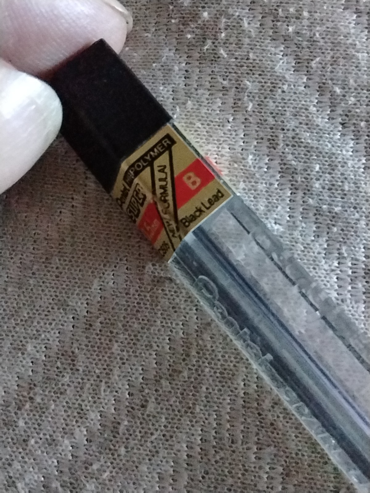 (2) Vtg Pentel MECHANICAL PENCILS P205 Black 0.5mm Body Pocket Clip Japan