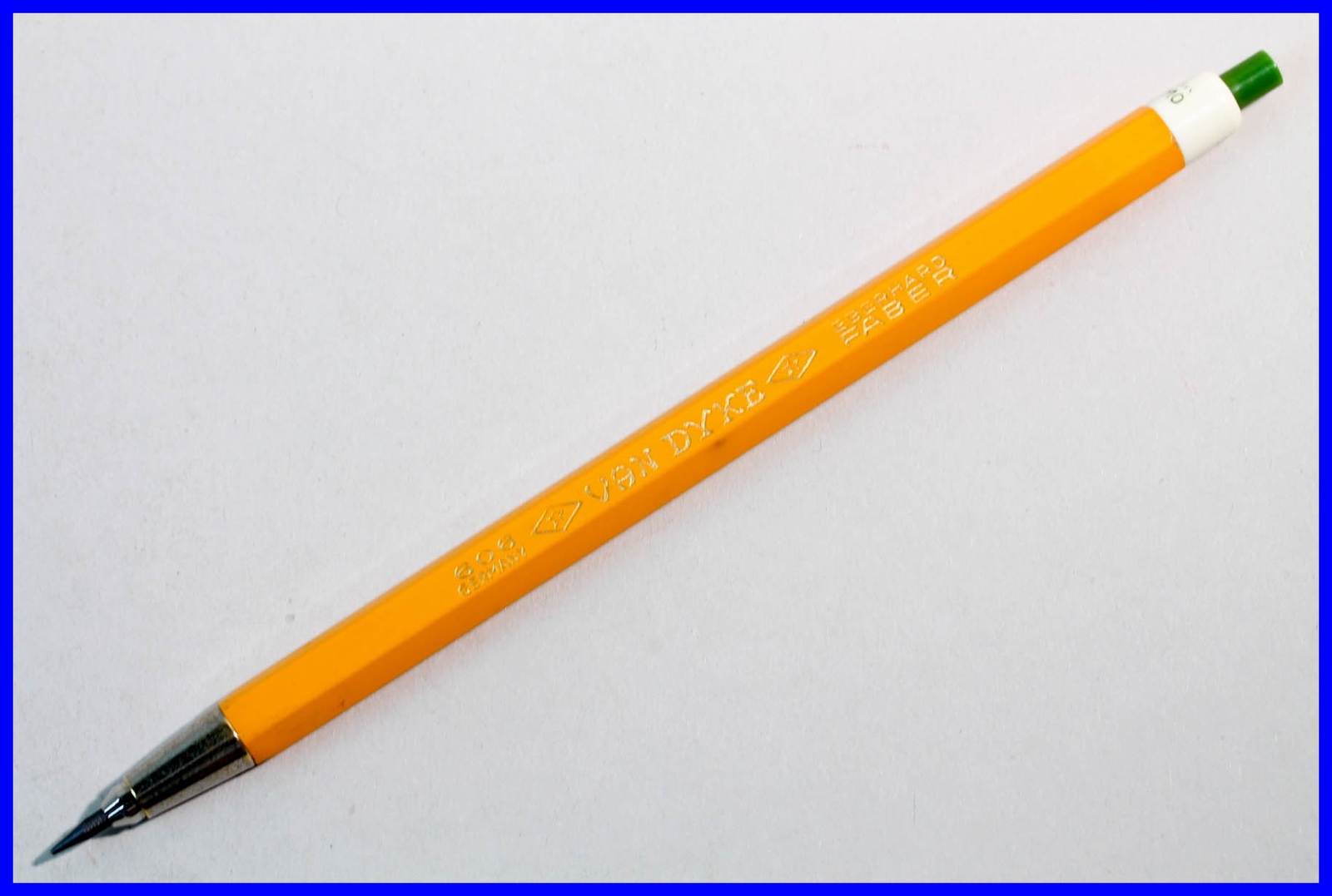 Green pusher EBERHARD FABER 606 ” VAN DYKE ” CHR MO LEADHOLDER pencil 2 mm