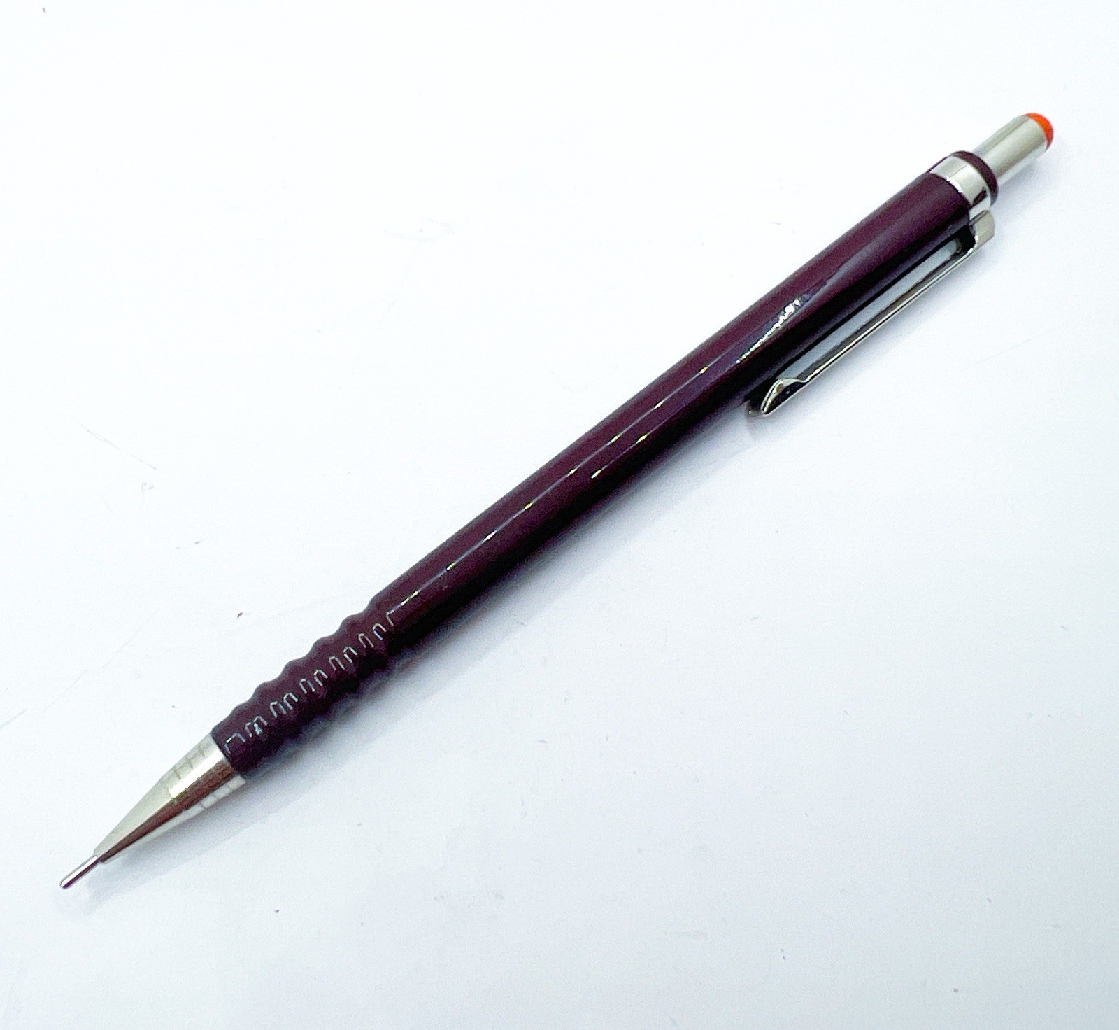 NOS Rotring Tikky TS Slide mechanical pencil 0.9mm 1.0 Burgundy Half Slide Tip