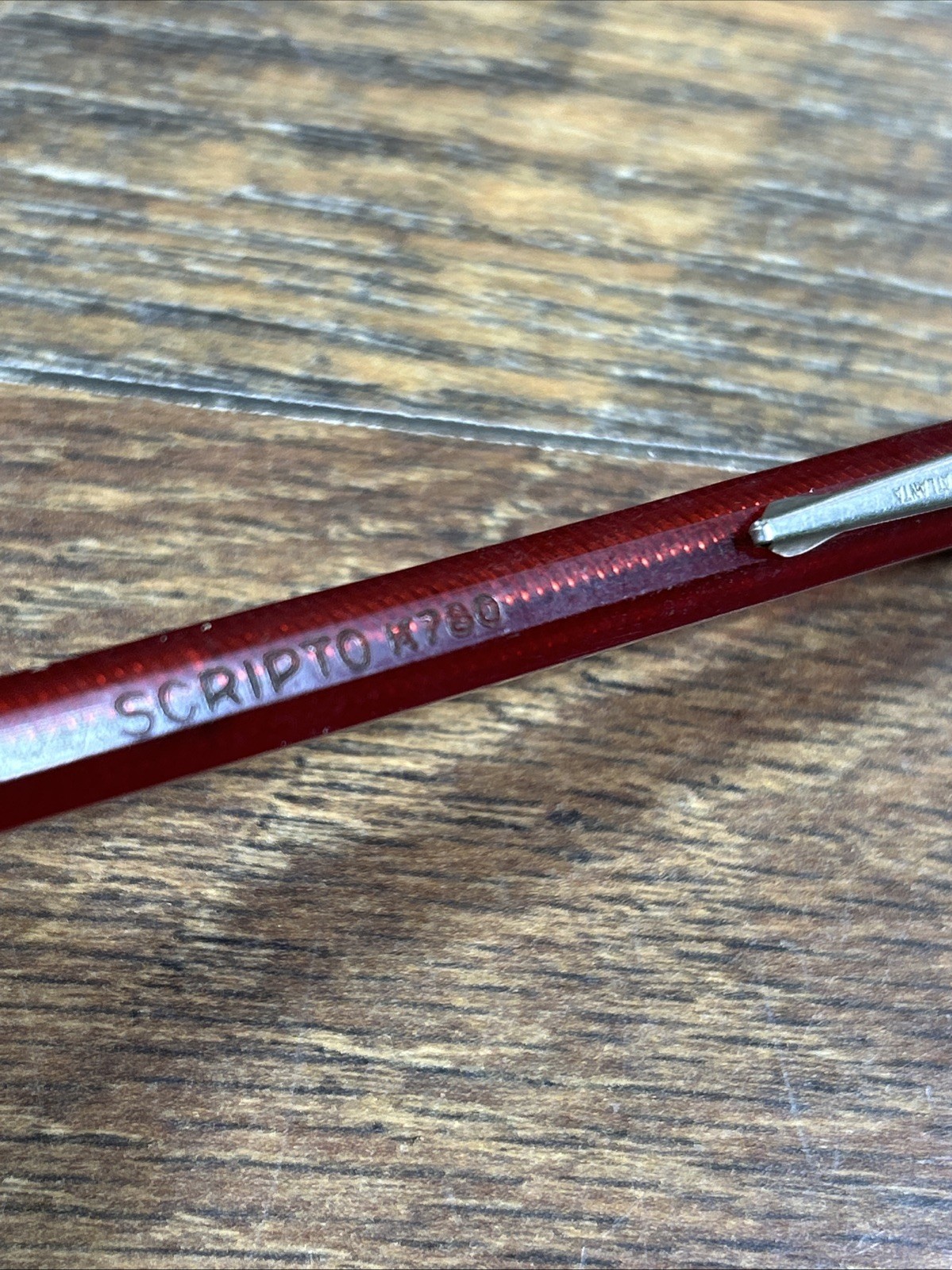 Vintage Scripto Classic K780 Mechanical Pencil – Red