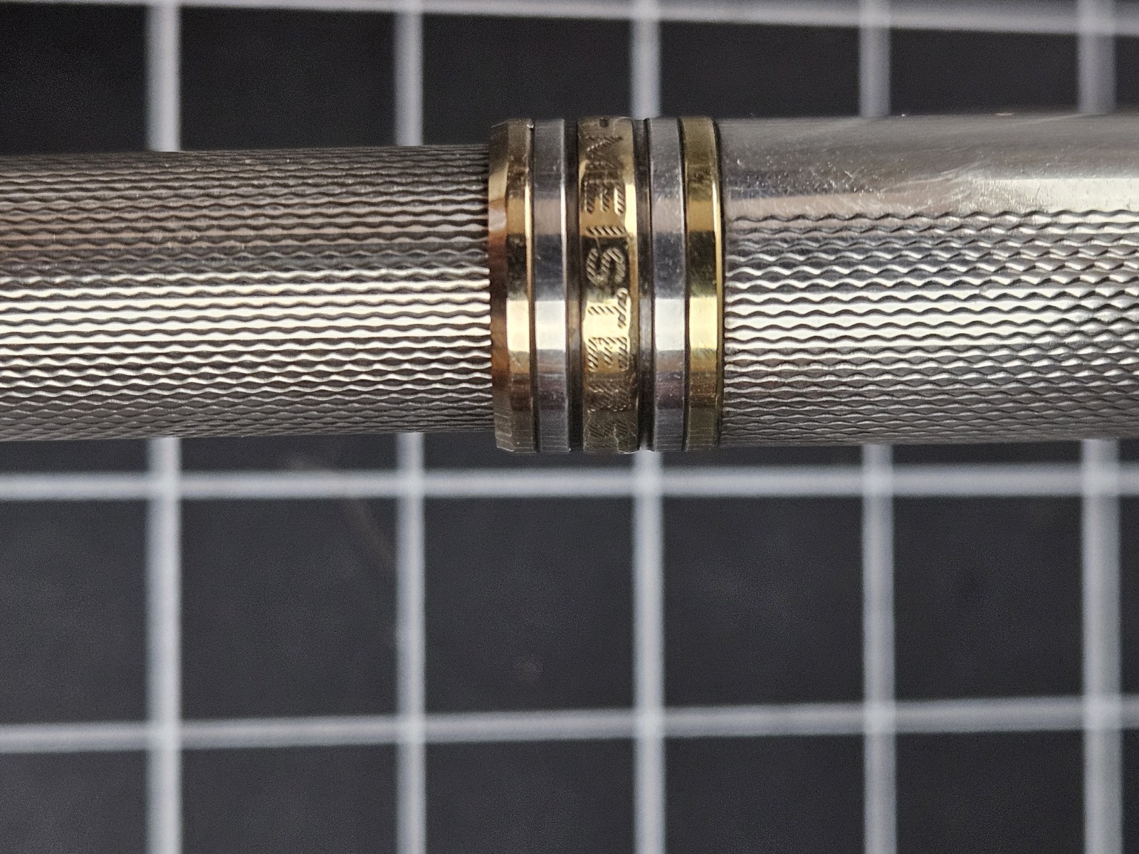 Sterling Silver Montblanc Meisterstuck Barleycorn Mechanical Pencil Needs Repair