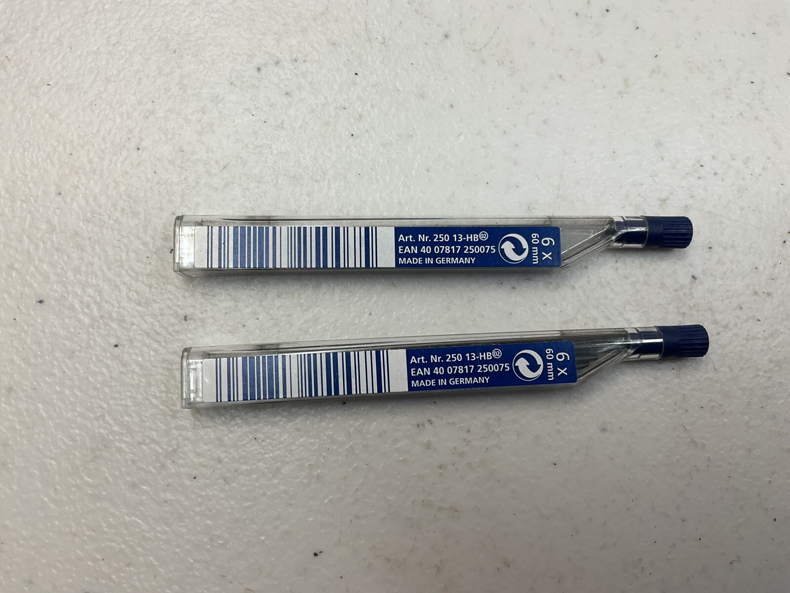 Lot Of 2 Staedtler Mars Micro Mechanical Pencil Refill Leads 1.3mm HB 12 Total