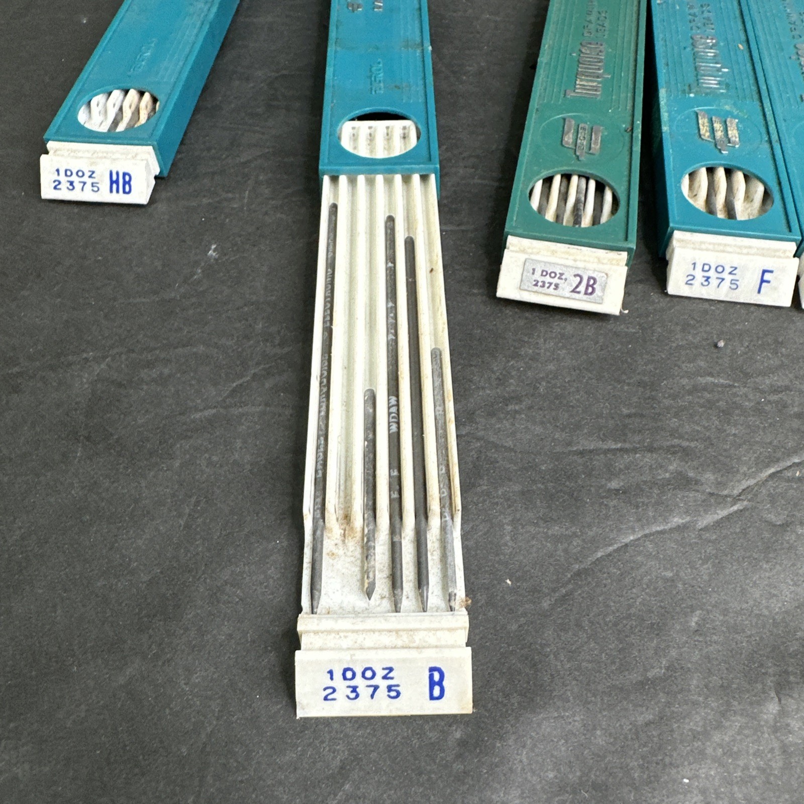 13 Packs Berol Turquoise Eagle 2375 Drawing Leads F 2H 4H 2B HB 3H 6H