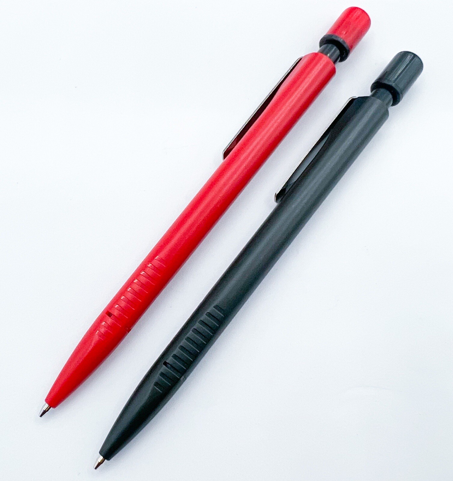 NOS platinum 2pcs Hayaai Sliding Sleeve Retractable MECHANICAL PENCIL Japan