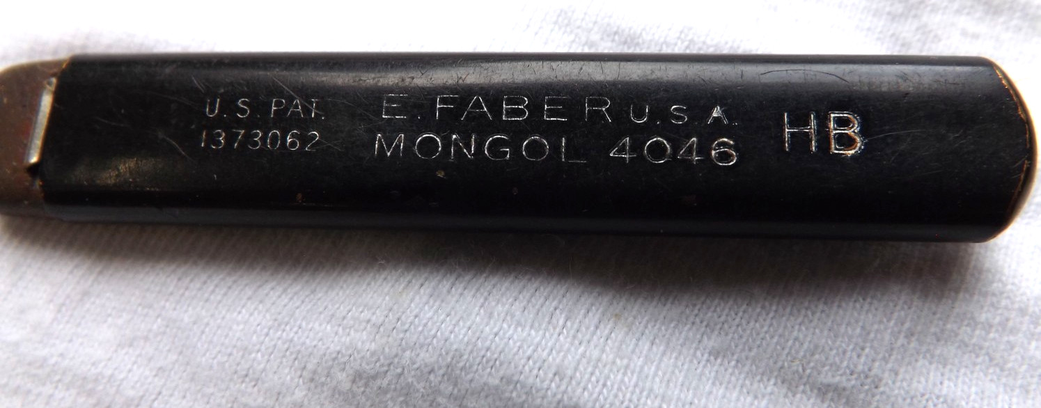 VINTAGE E. FABER MONGOL 4046 HB MECHANICAL PENCIL LEAD HOLDER CASE Eberhard