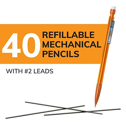 Xtra Smooth Bright Edition Mechanical Pencils, 0.7 mm Medium Point,