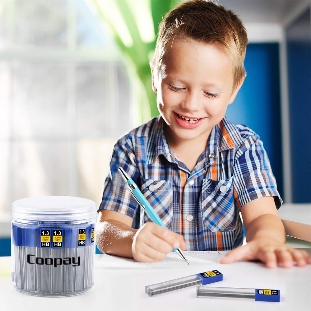 Lead Refills 1.3 mm HB Mechanical Pencil 720 Pieces 12 Pack 60 Tubes