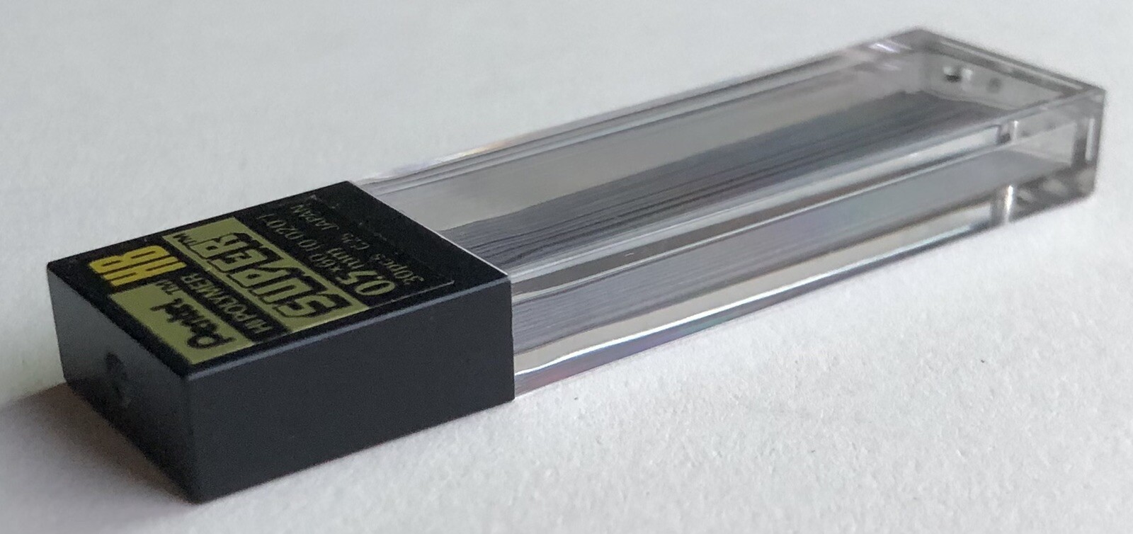 Vintage PENTEL Hi Polymer HB Mechanical Pencil Lead .5mm Black NOS 30pk Japan