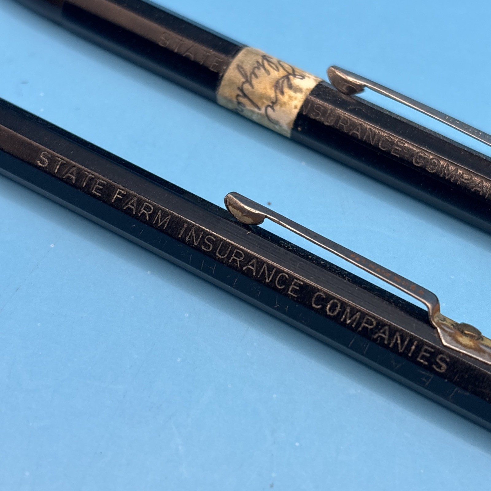 VTG Lot of Two (2) State Farm Insurance 6″ Long Autopoint Mechanical Pencils
