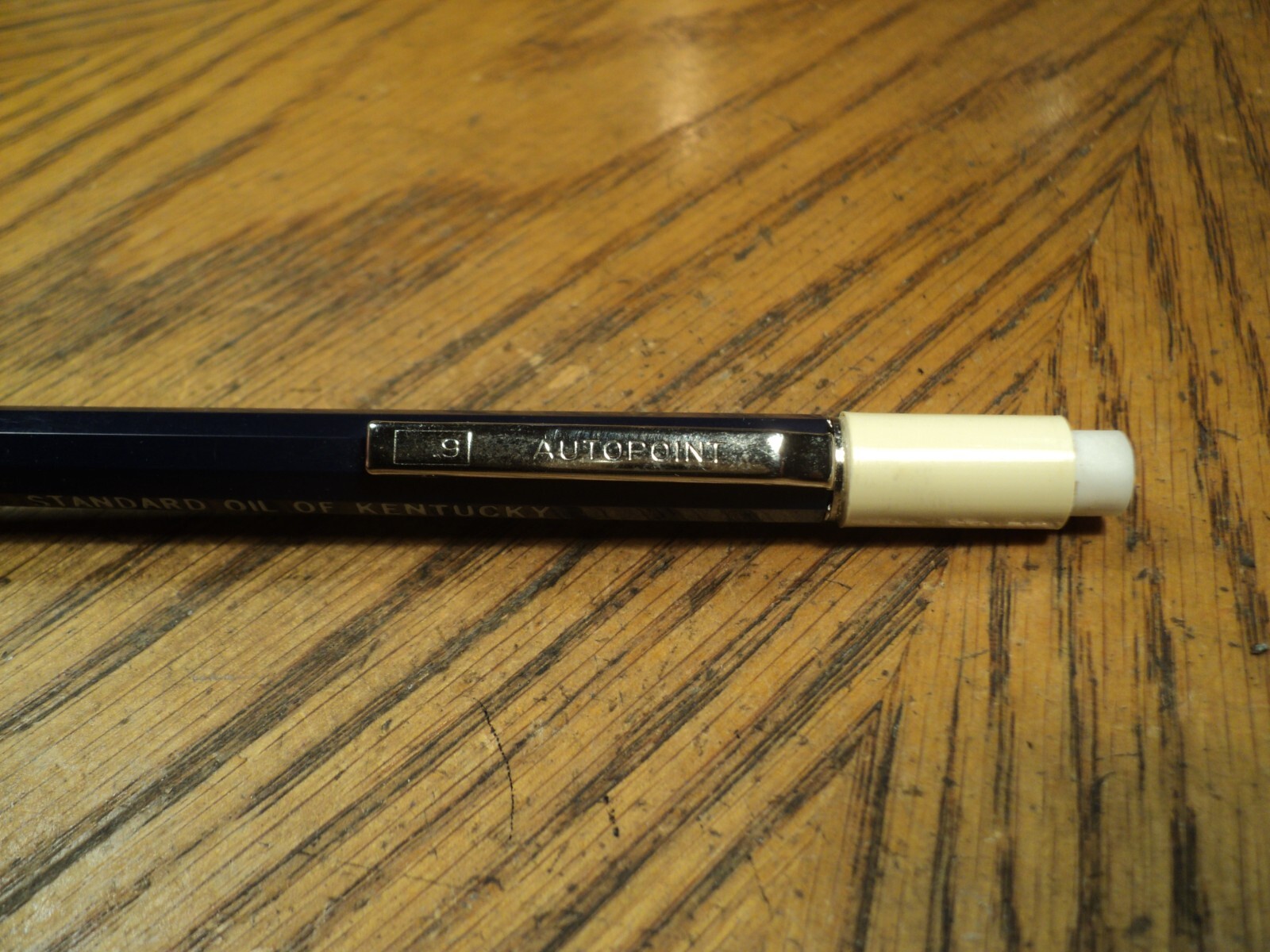 Vintage Autopoint Mechanical Pencil Standard Oil Of Kentucky 5-5/8″ Long USA