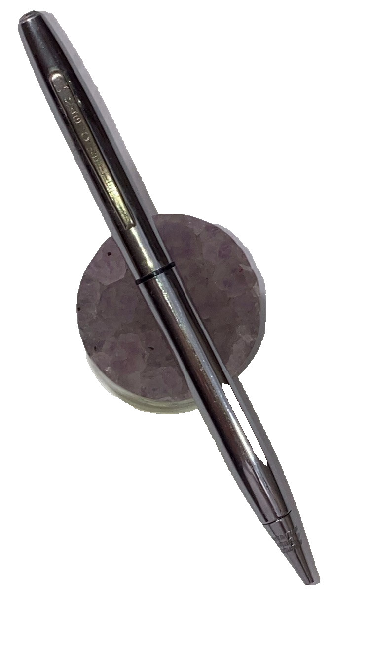 Vintage Magic Writer Mechanical Pencil 1970’s Brass Chrome Body Transitional