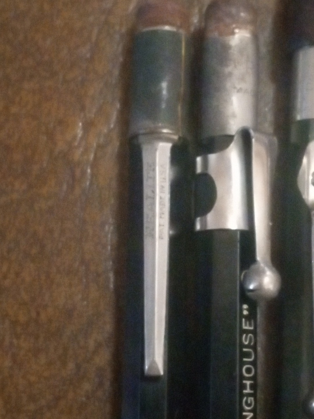 Vintage Realite Mechanical Pencils Lot Of 3 USA Light Damage Works Great Rare