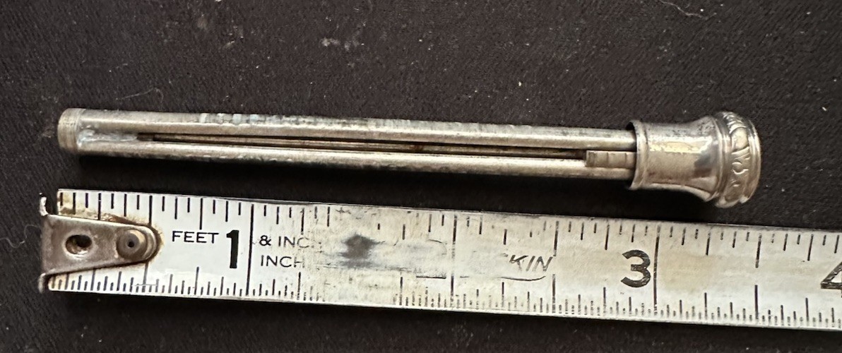 Vintage Eversharp Mechanical Pencil Tripple Silver Plated Art Deco