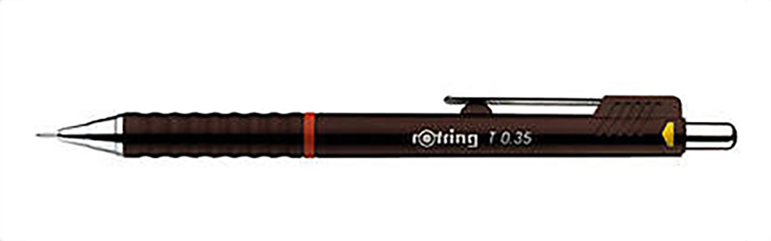 Rotring Tikky T Burgundy 0.35mm Pencil Great Pencil New