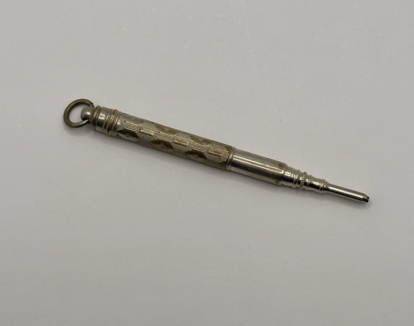 Vintage Propelling Lead Pencil V.S. Lead England 1920’s Etched Wearable Pencil