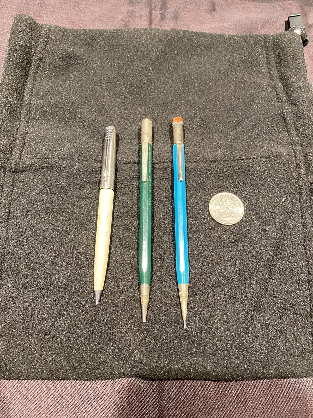Vintage Advertising Mechanical Pencils parker ,autopoint ,durolite Bell Tel