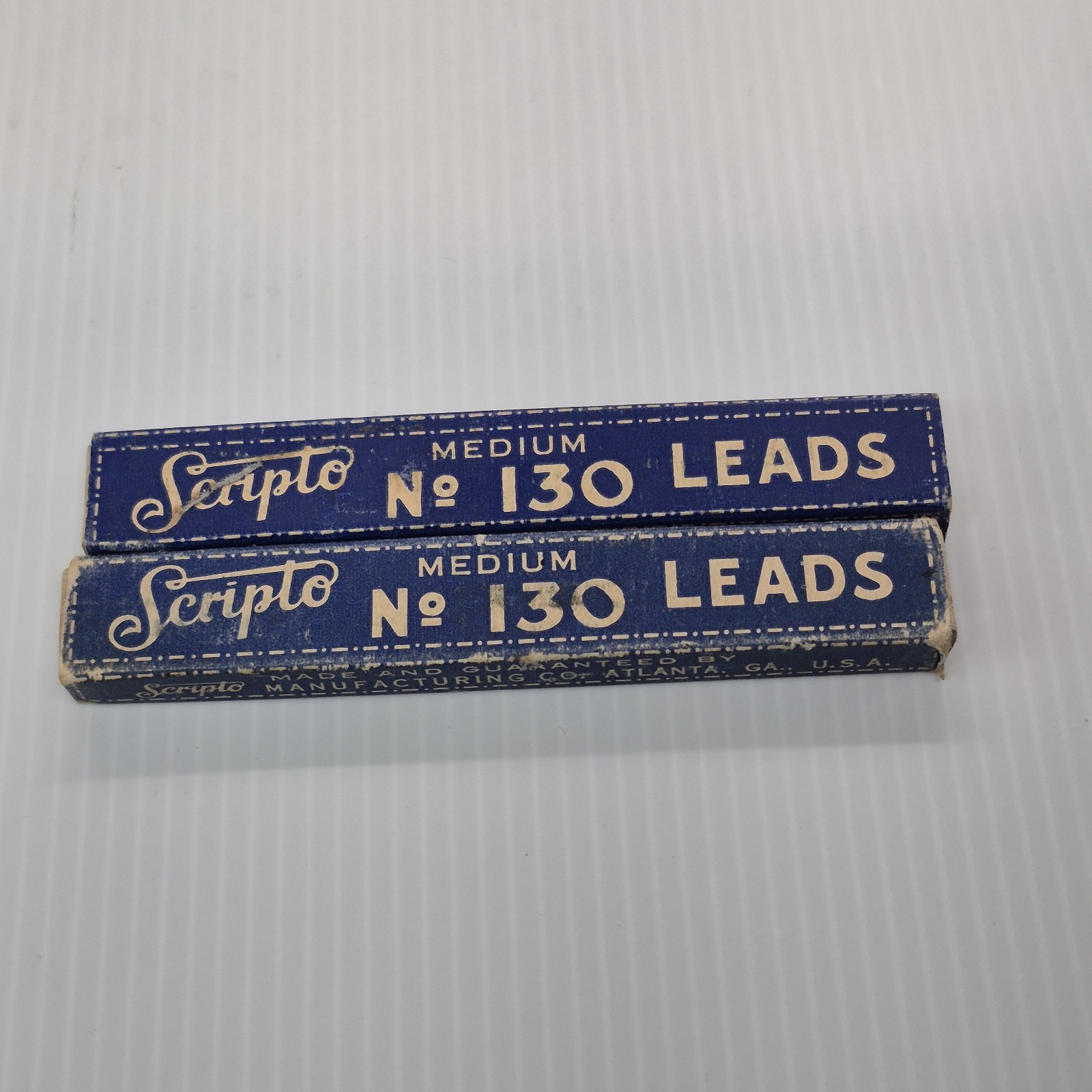 Vintage Scripto Medium Number 130 Leads In Original Box Lot Of 2