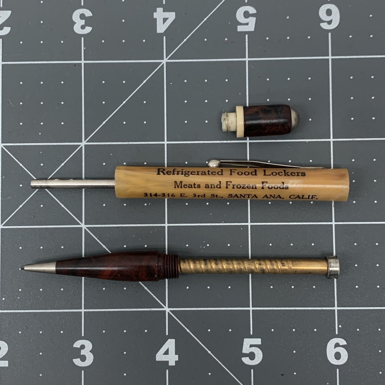 Vintage Ritepoint Mechanical Pencil Refrigerated Food Lockers California USA