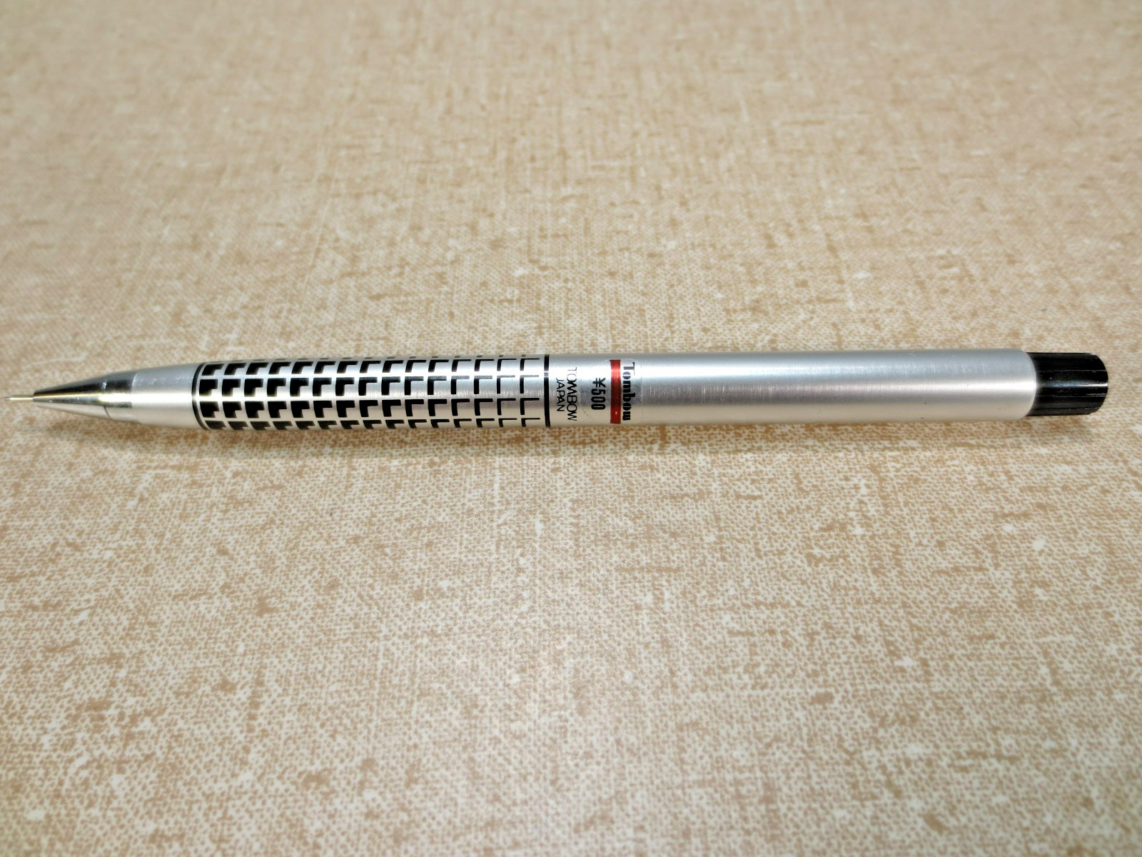 Vintage TOMBOW MONO Mechanical Pencil .5mm Lead Sticker Made Japan Graph Black