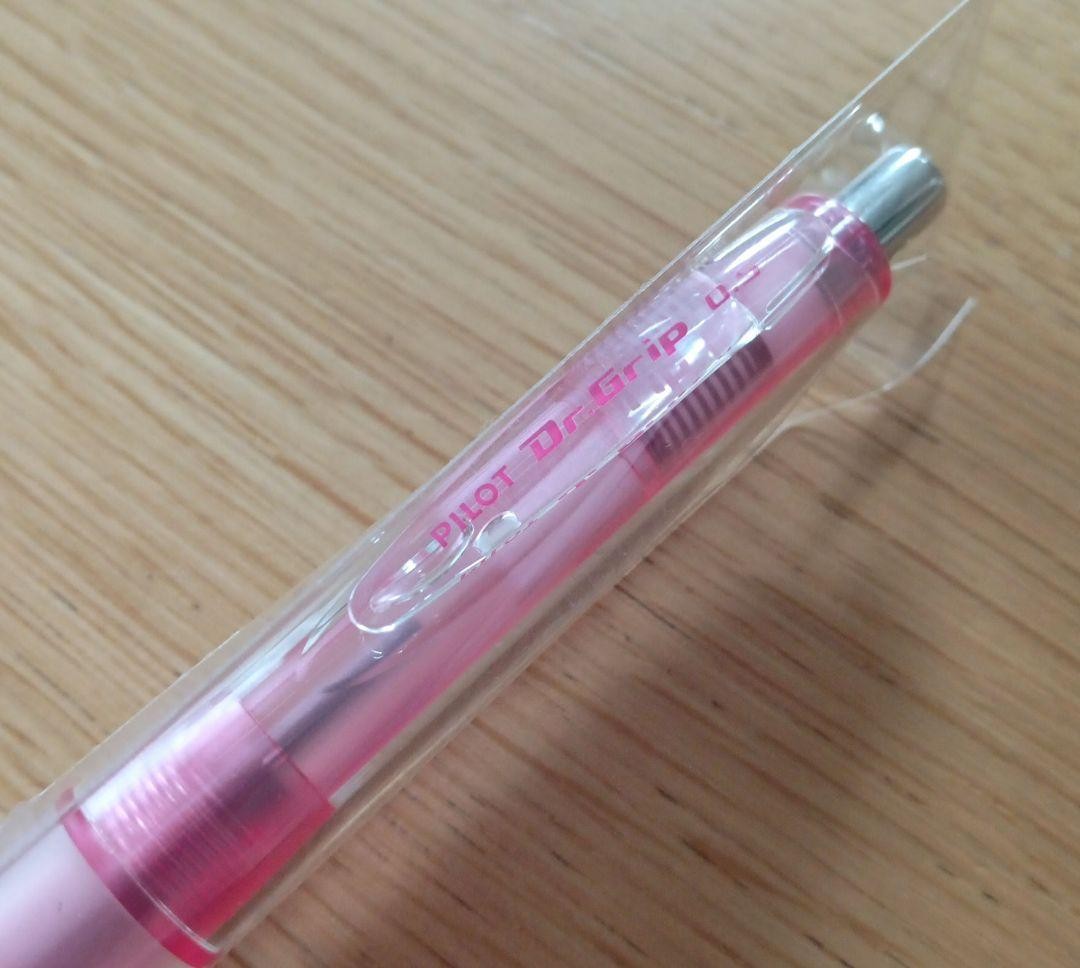 Doctor Grip Mechanical Pencil 0.5mm Pink Limited Skeleton Clear