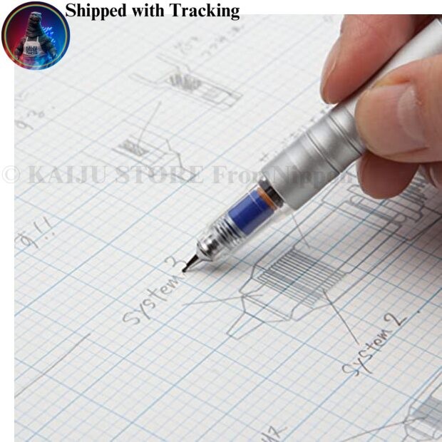 Zebra DelGuard Type Lx 0.5mm Mechanical Pencil Black P-MA86-BK