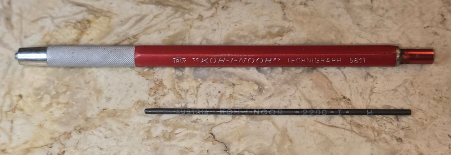 Vintage KOH-I-NOOR Technigraph 5611 Drafting Pencil Made Italy ORIG LEAD!