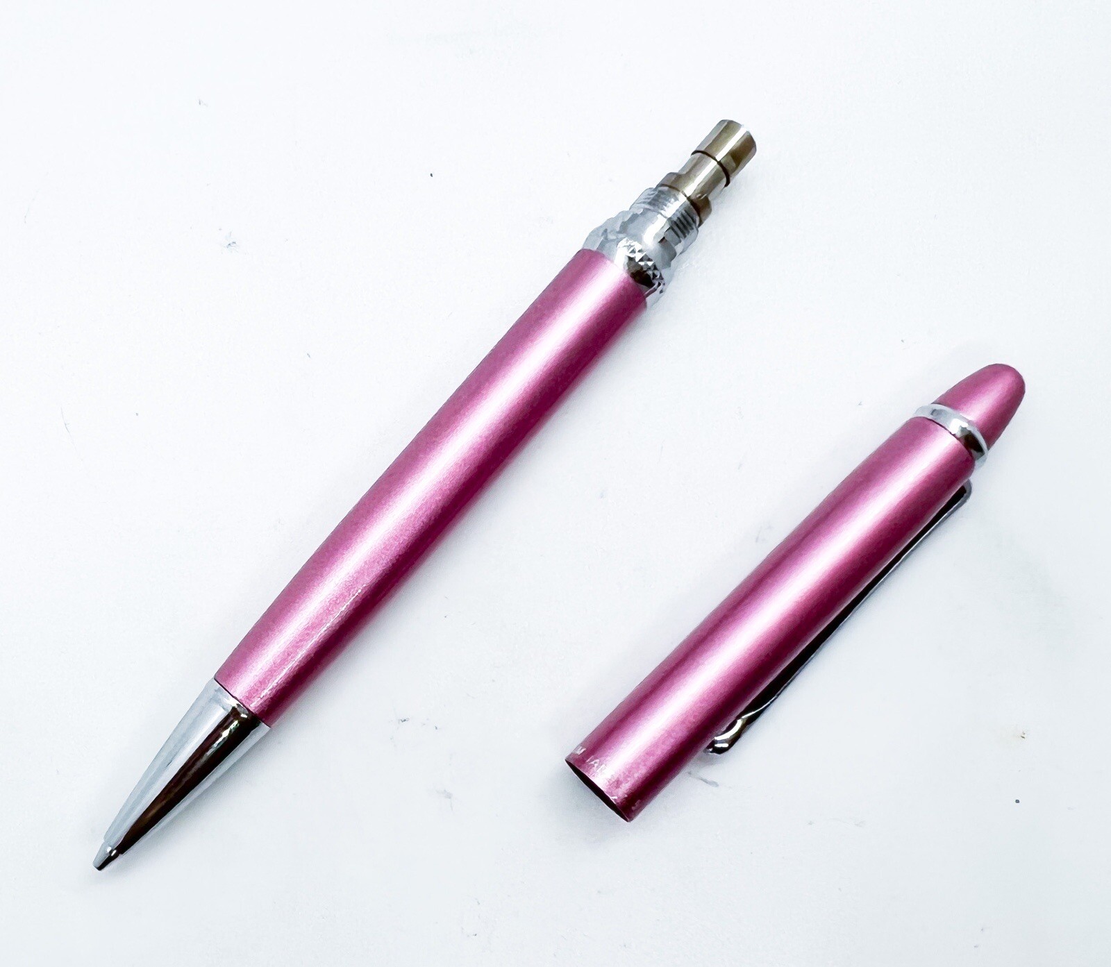 platinum elan Mechanical Pencil 0.5mm Full Metal Pink Japan Made