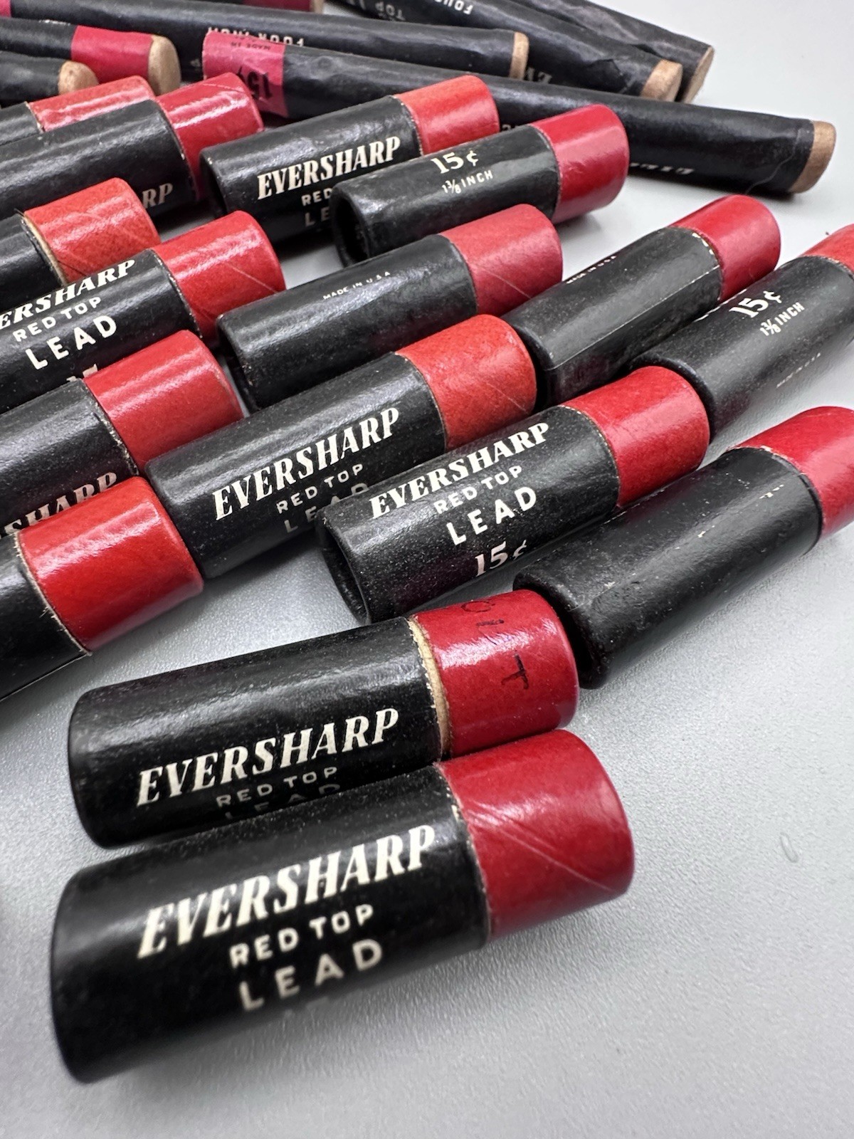 HUGE LOT Vintage Eversharp Lead Red Black Some Metal Cases Old Stock