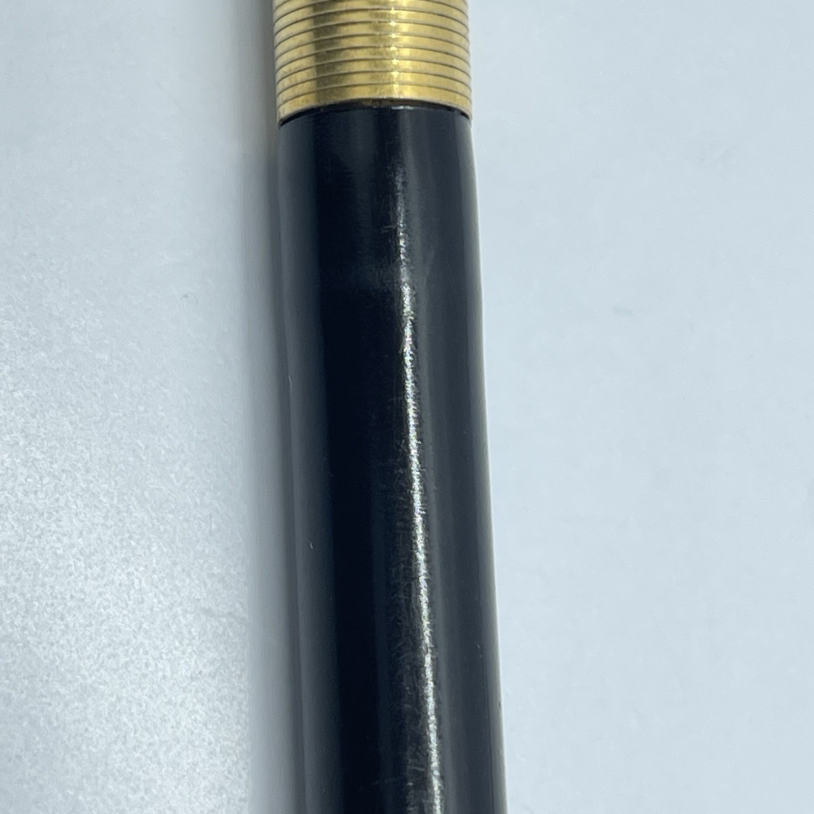 Penman USA Black and Gold Tone Mechanical Pencil with Name ” Fern Able” Vintage