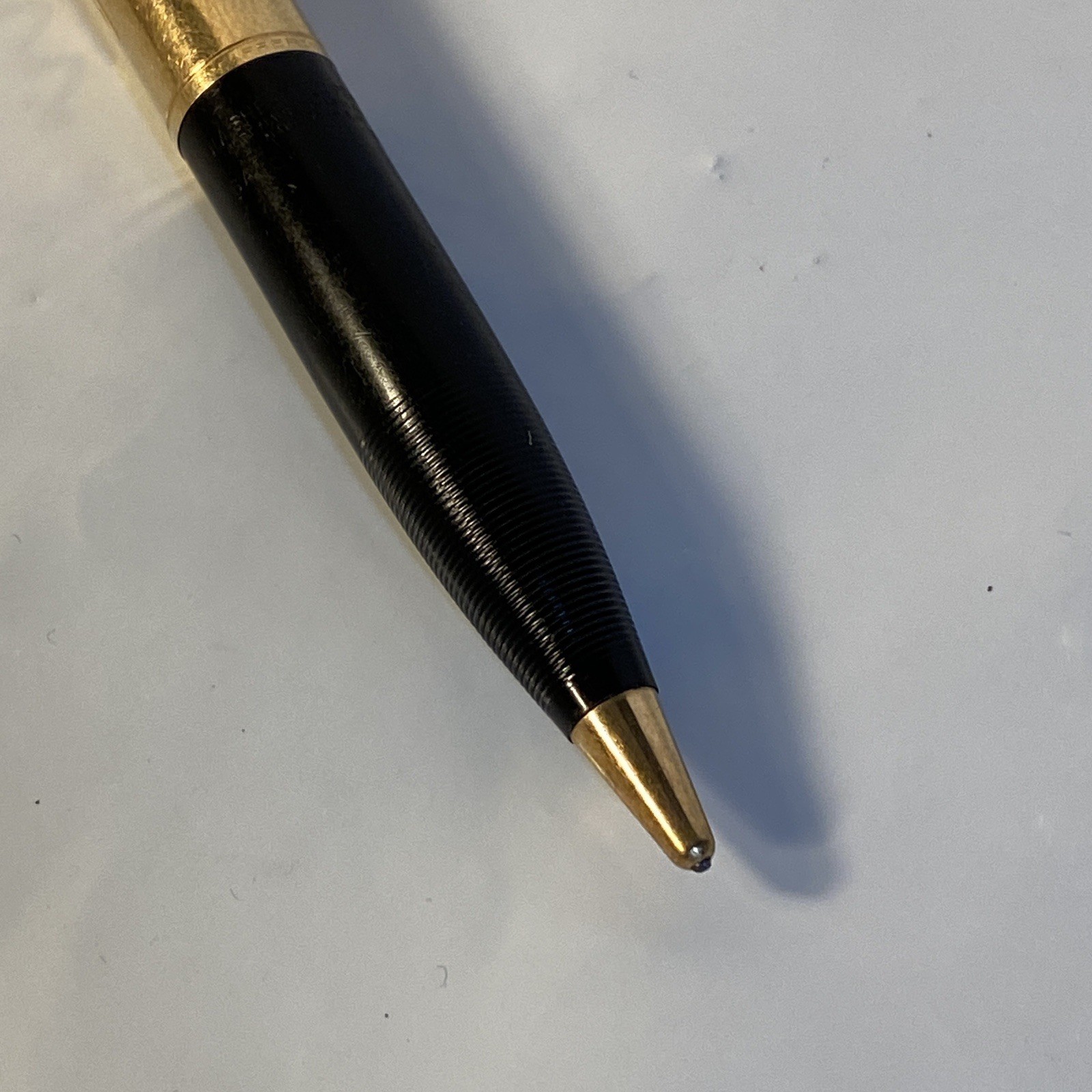 Sheaffer Mechanical Pencil SA 600 Small 4” Black & Gold Vintage