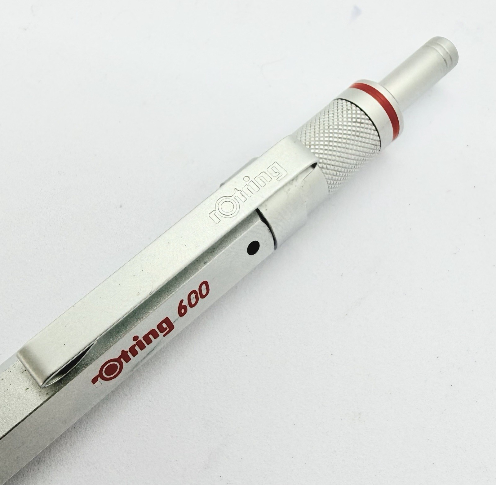 Rotring 600 Trio silver multi function Ballpoint Pen Mechanical Pencil 0.5mm