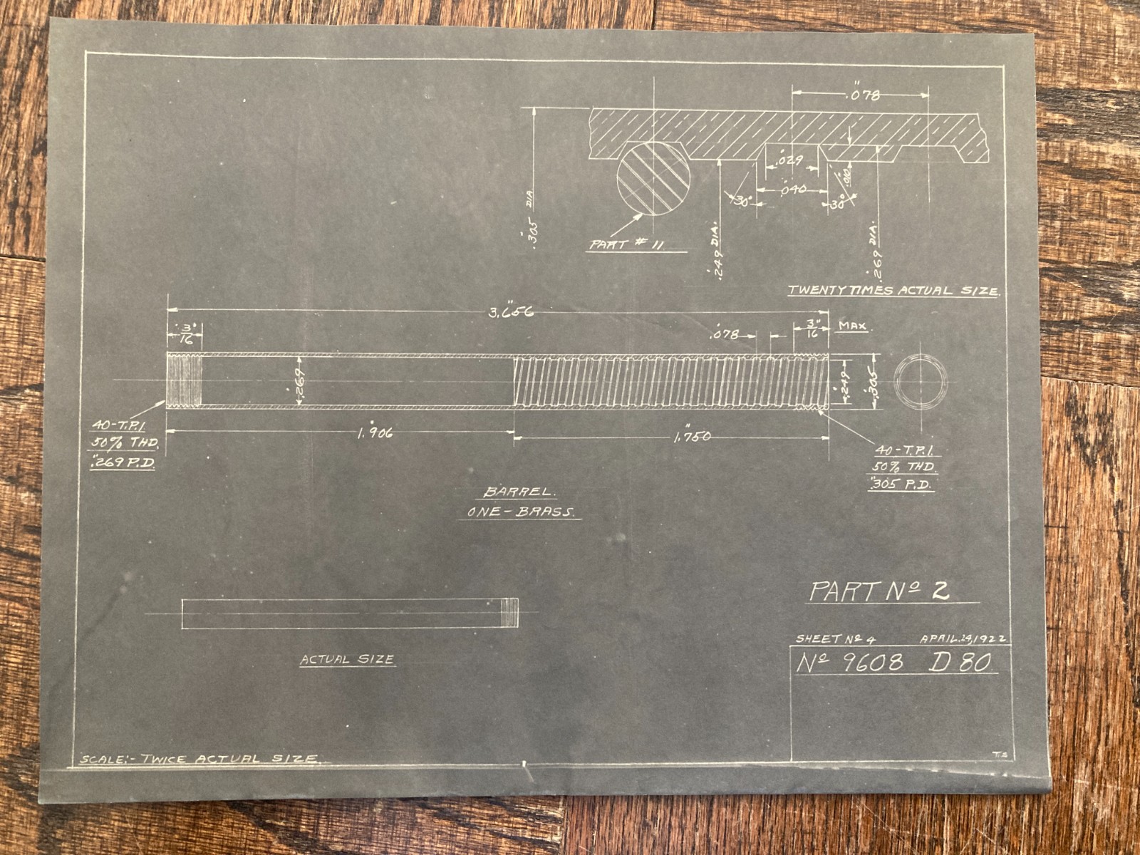 Lot of Original Antique 1922 Mechanical Pencil Pen Blueprints Industrial Archive