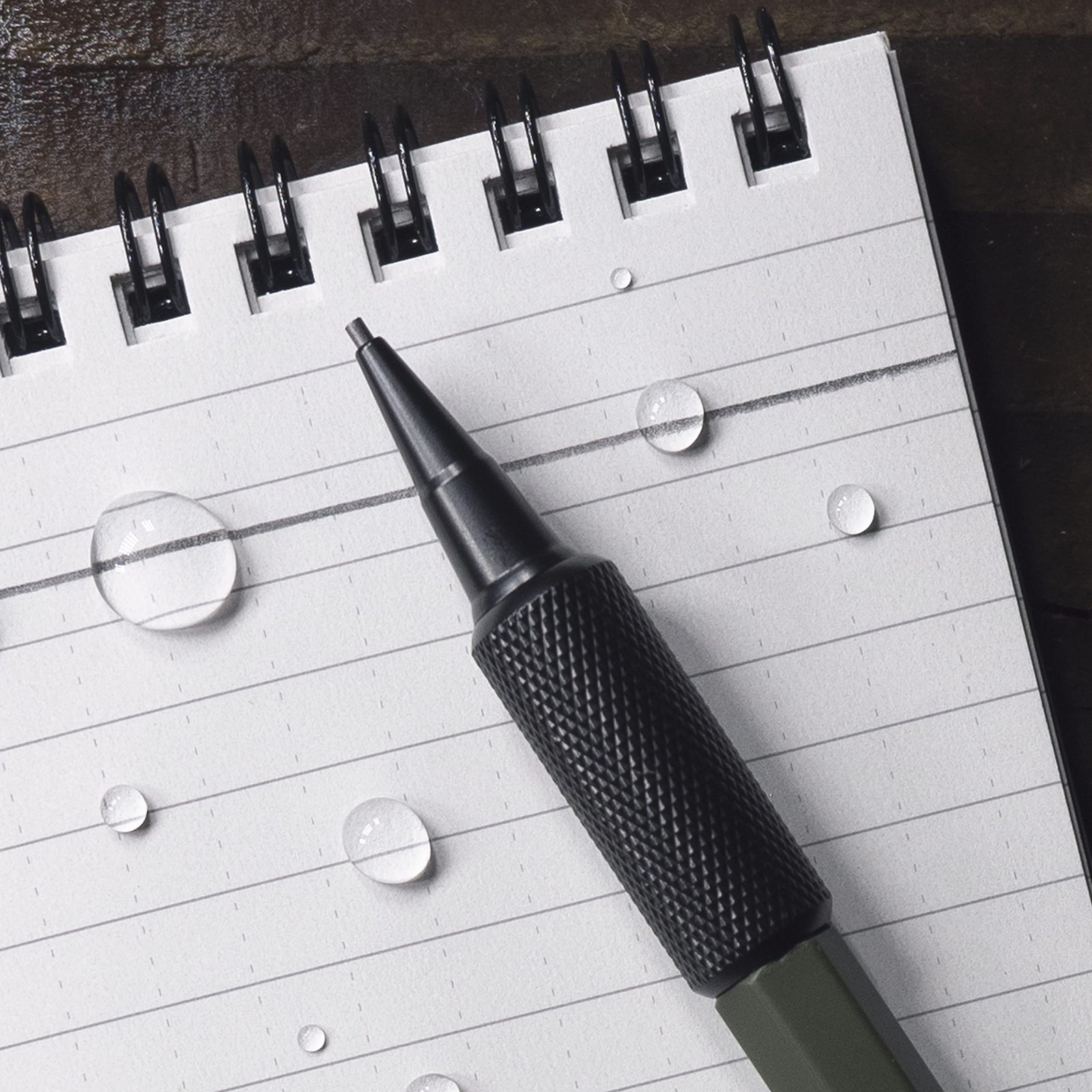 Rite in the Rain Weatherproof Mechanical Pencil, Olive Drab Barrel, 1.3mm Bla…