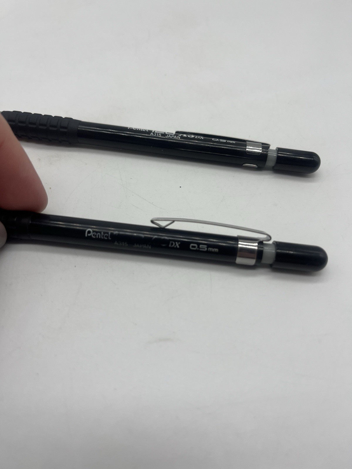 Pentel 120 A3 Dx A315 Made in Japan 0.5 MM Mechanical Pencils Set Lot 2 Grip