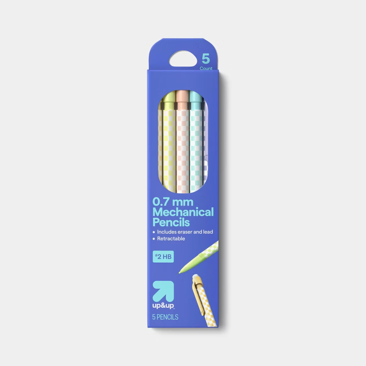 5pk Fashion Writing Mechanical Pencils – up&up