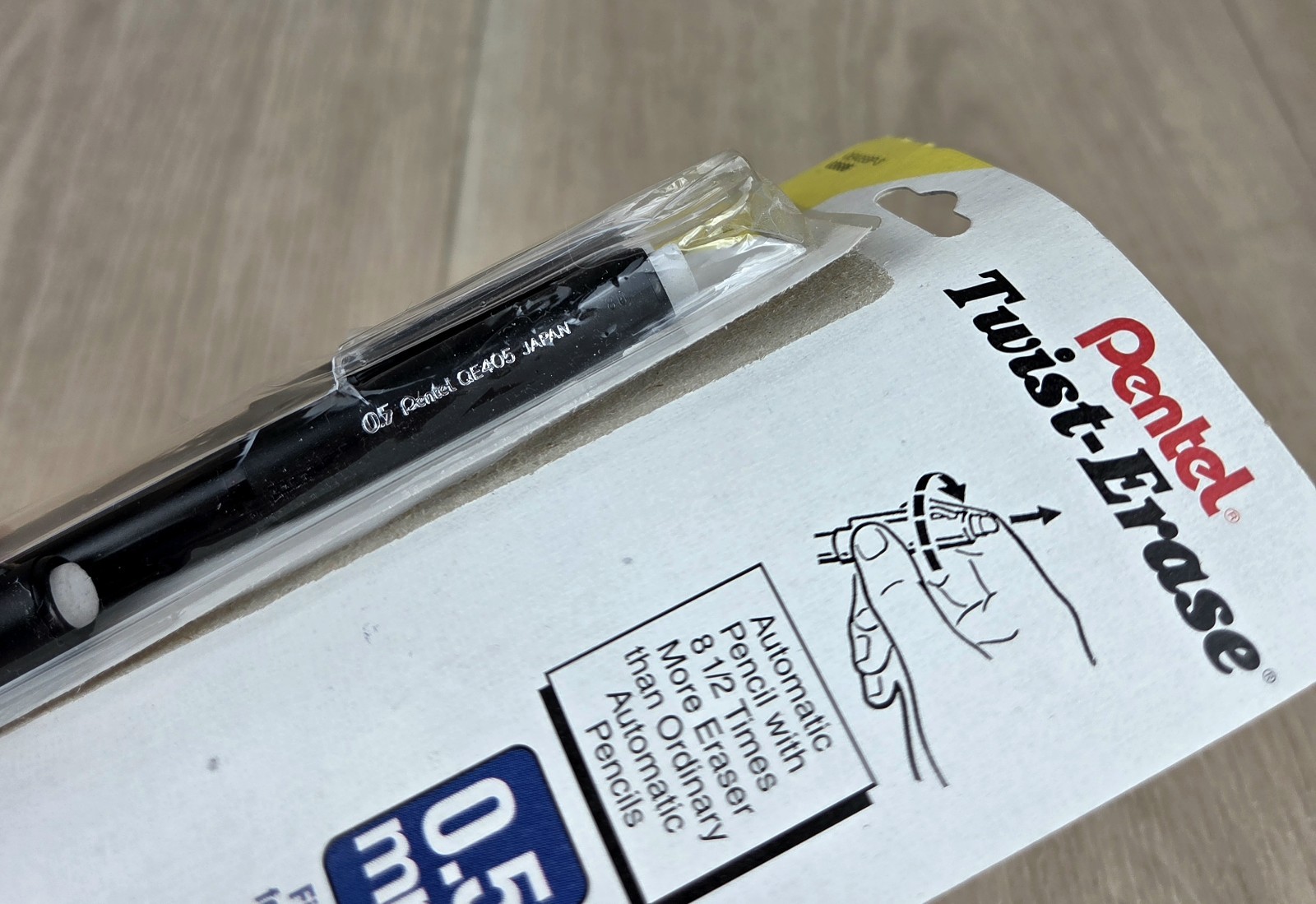 Vtg Pentel Lot Twist-Erase Automatic Mechanical Pencil & Erasers .5mm Japan READ