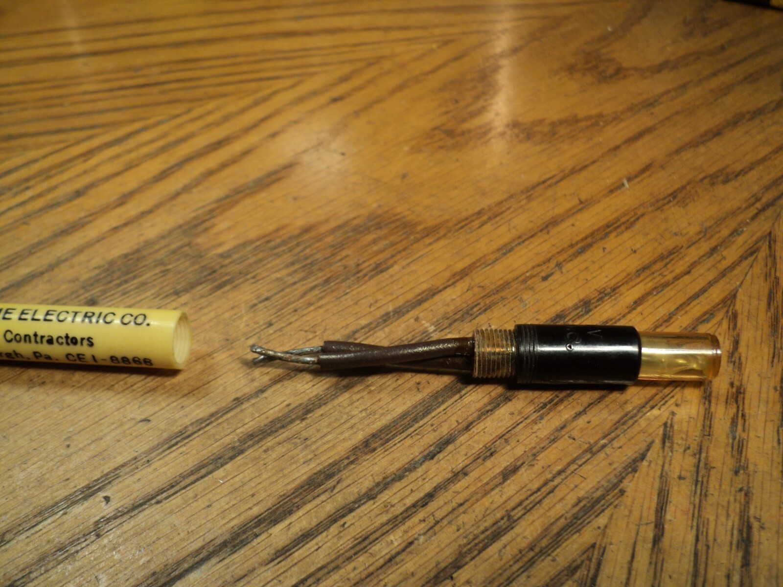 Vintage Monroe Mechanical Pencil Frame Electric Co 5-3/8″ Long Electrical Tester