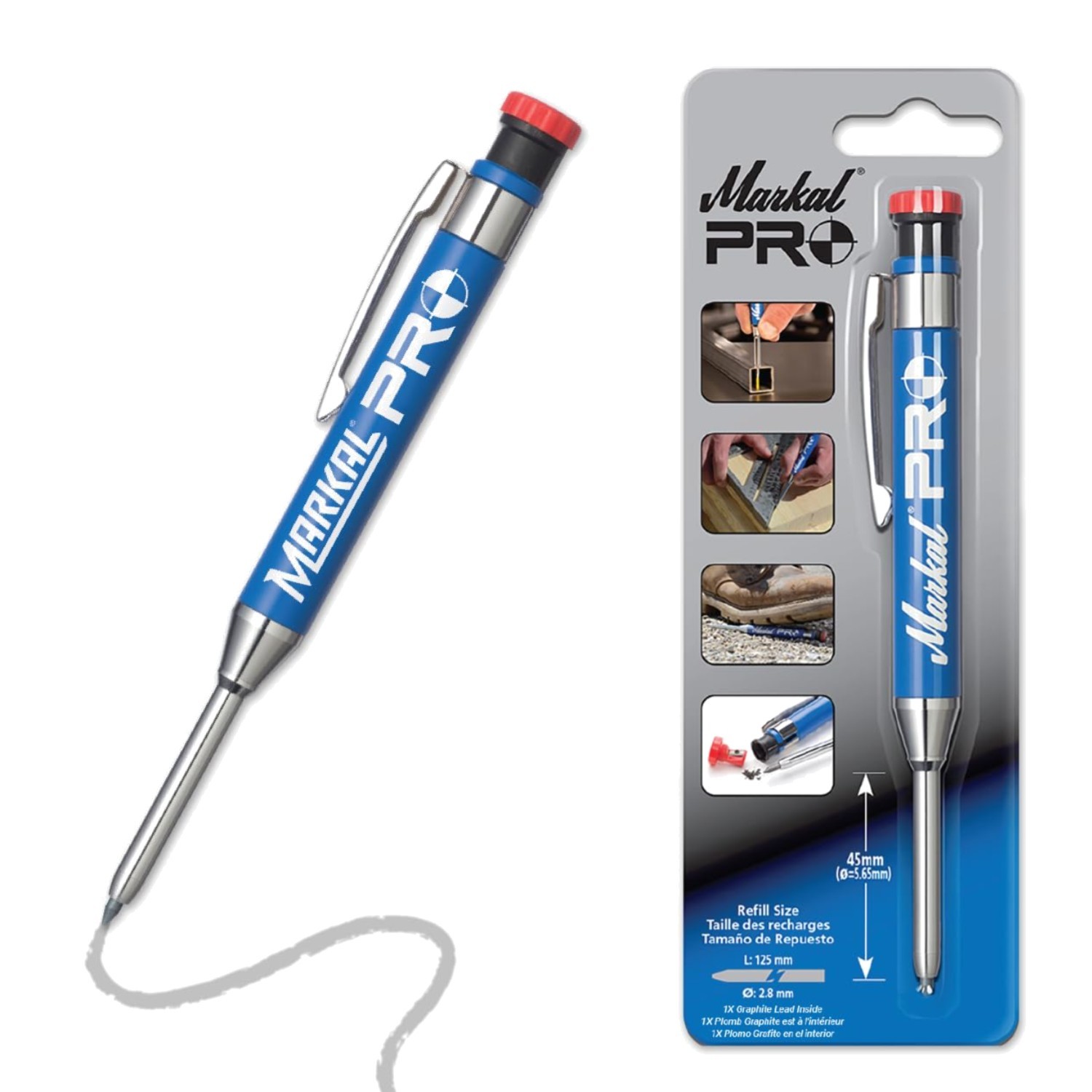 Graphite Lead Welding Marker with Sharpener