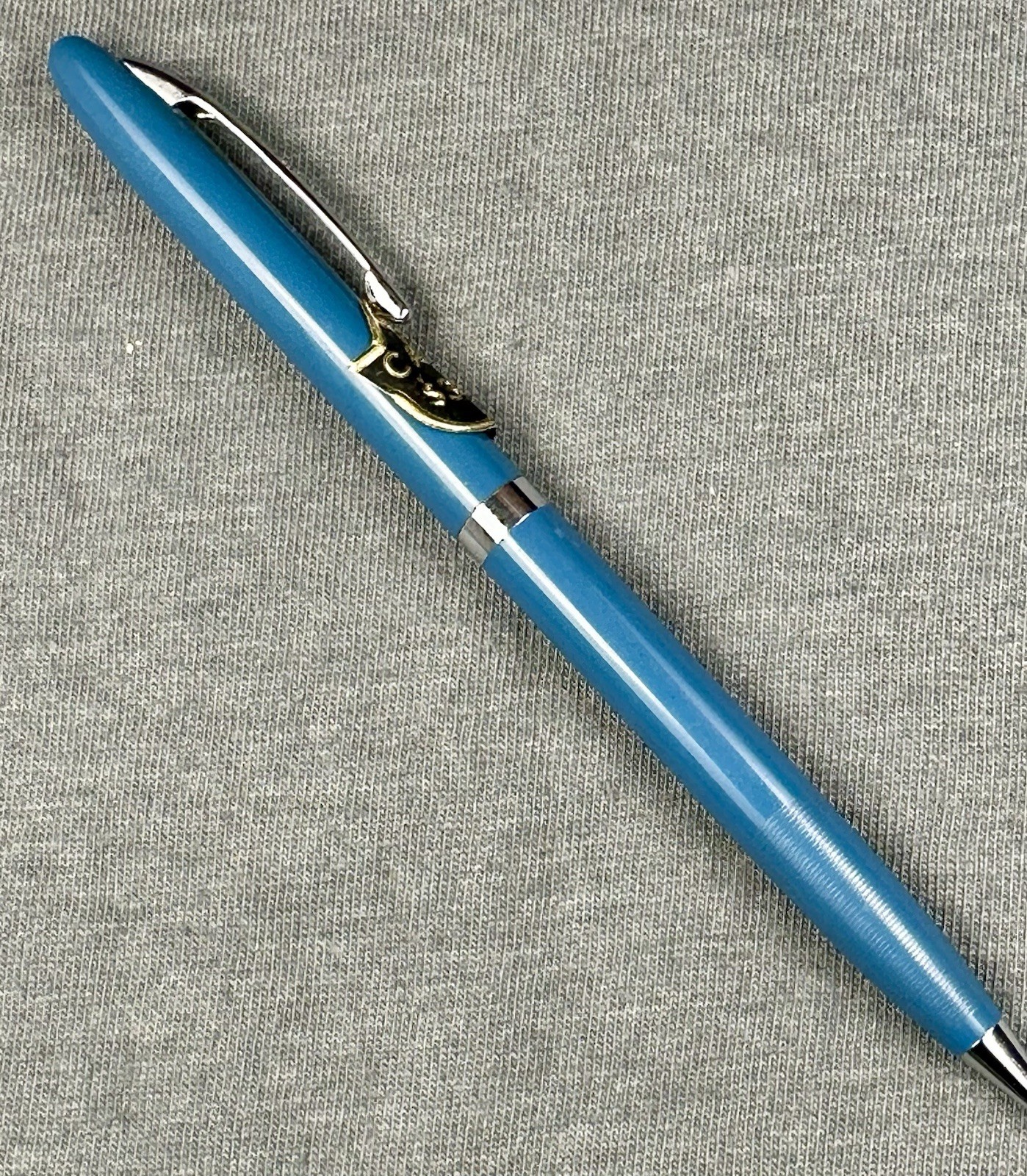 NOS Sheaffer Vintage Robin Egg Blue Cadet Pencil w/ Price Hangtag Excellent New