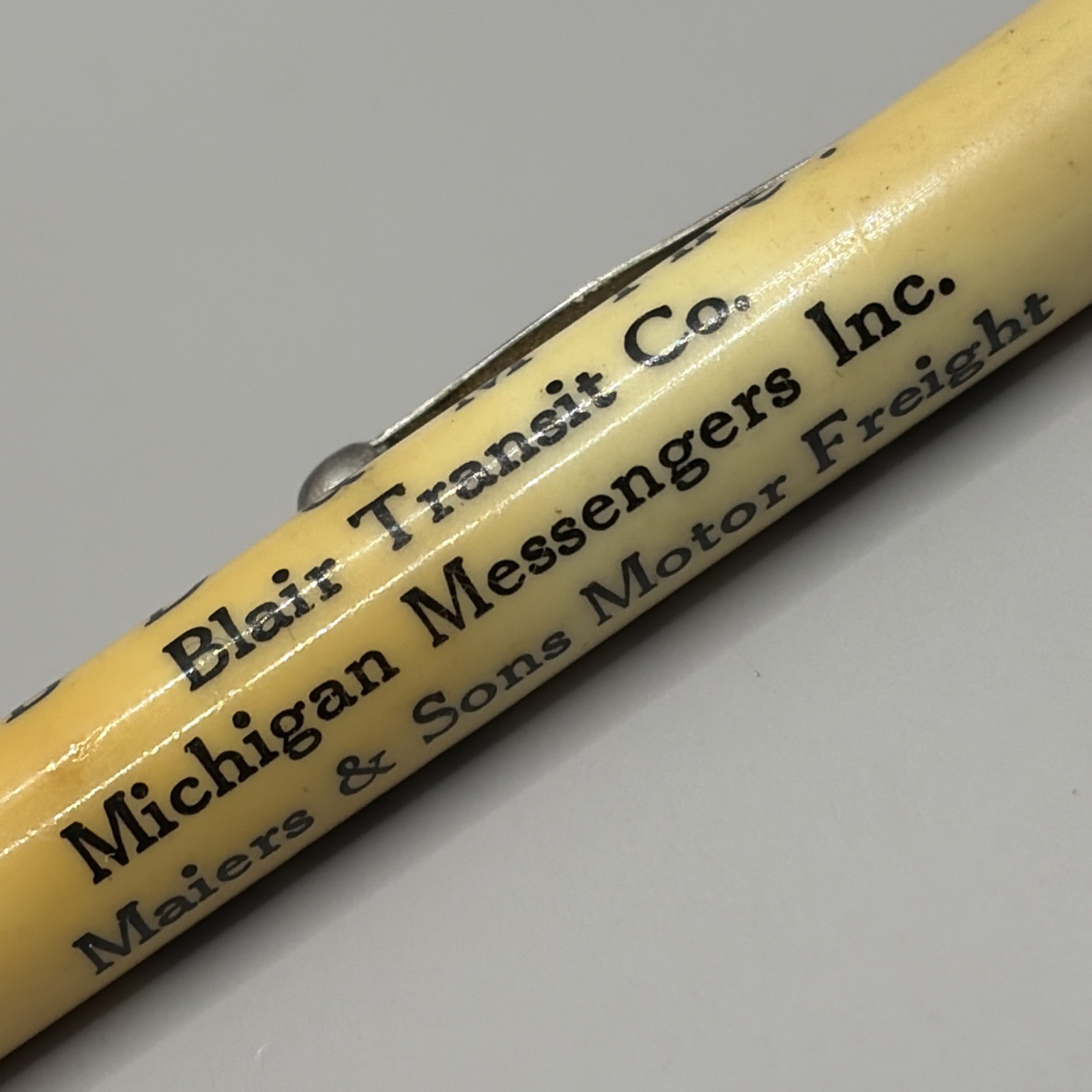 VTG Mechanical Pencil BD&M Inc. Michigan Messengers Maiers & Sons Detroit MI