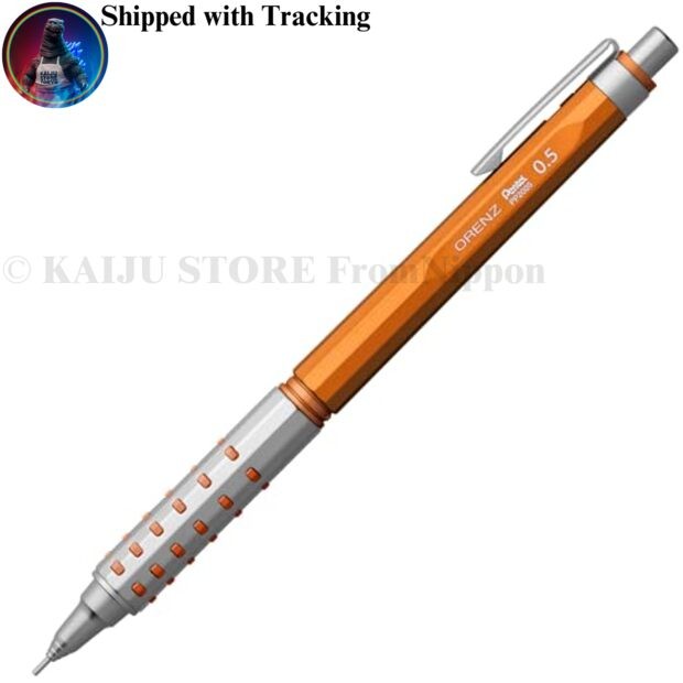 Pentel Orenz AT Limited 0.5mm Metal Orange Mechanical Pencil