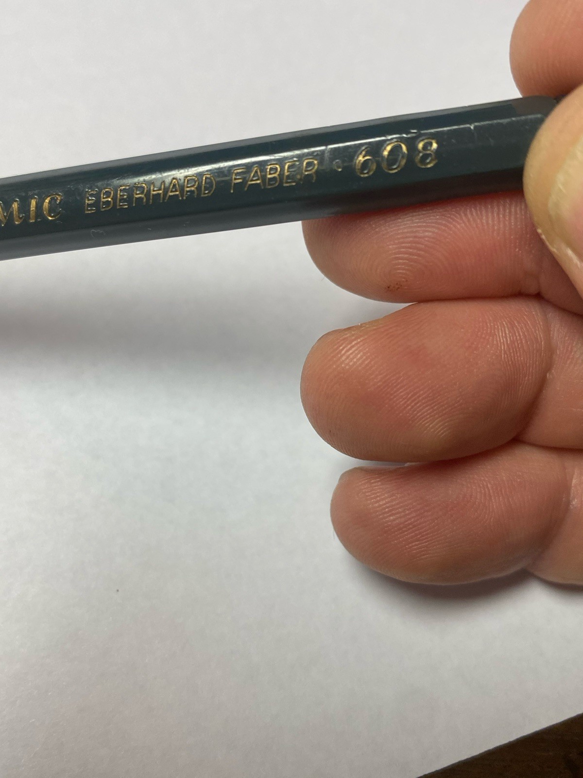 Vintage Eberhard Faber Microtomic 608 Mechanical Pencil Metal USA