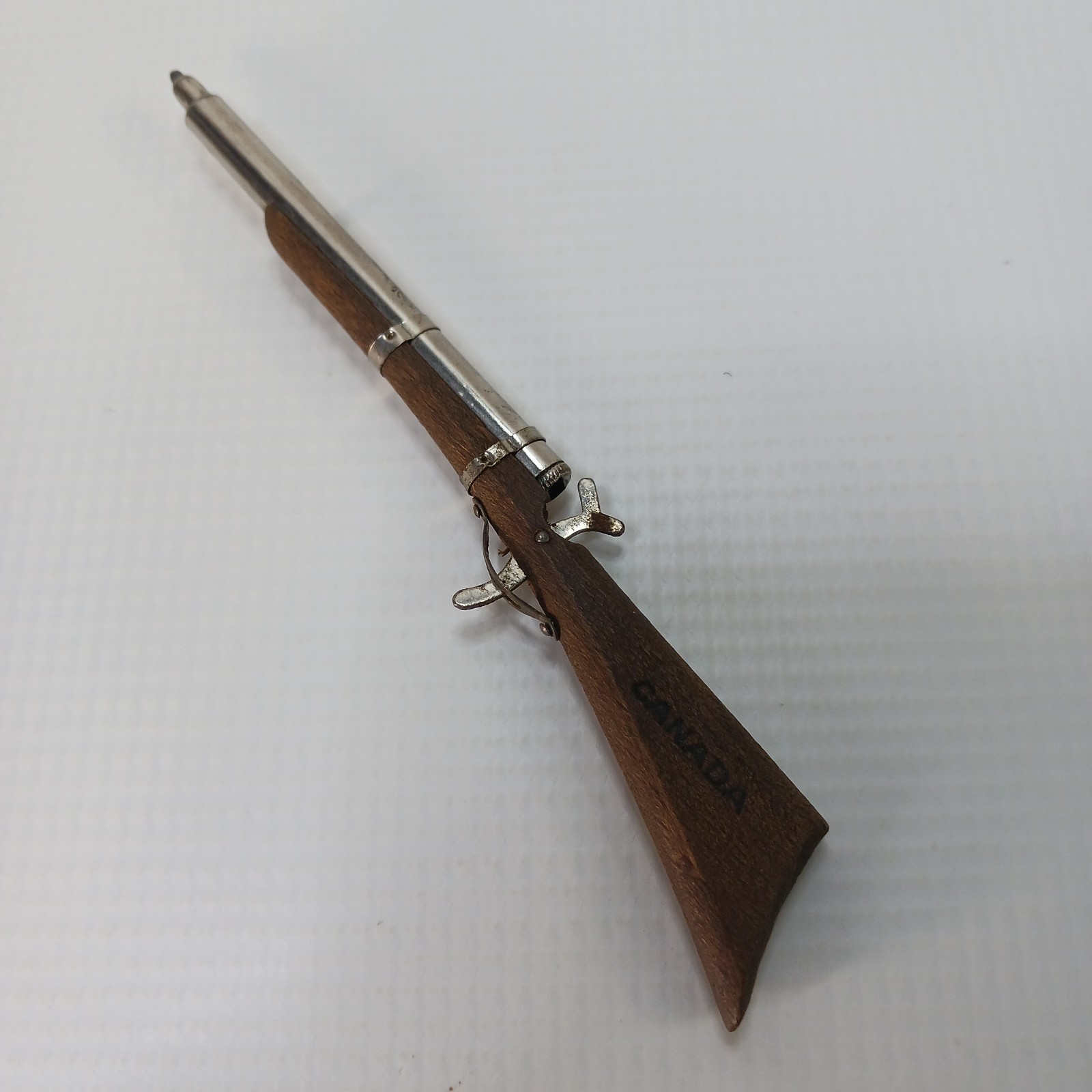 Vintage Mechanical Pencil Rifle Gun Canada Souvenir Japan Works