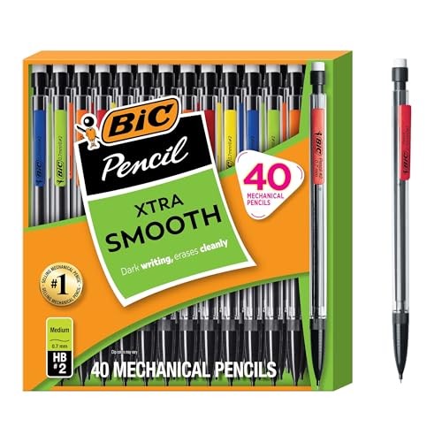 Xtra Smooth Mechanical Pencil with 0.7 40 Count (Pack of 1) Original Edition
